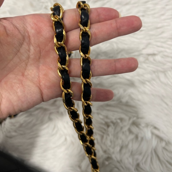 Chanel vintage classic double flap 24k Gold - Picture 9 of 11